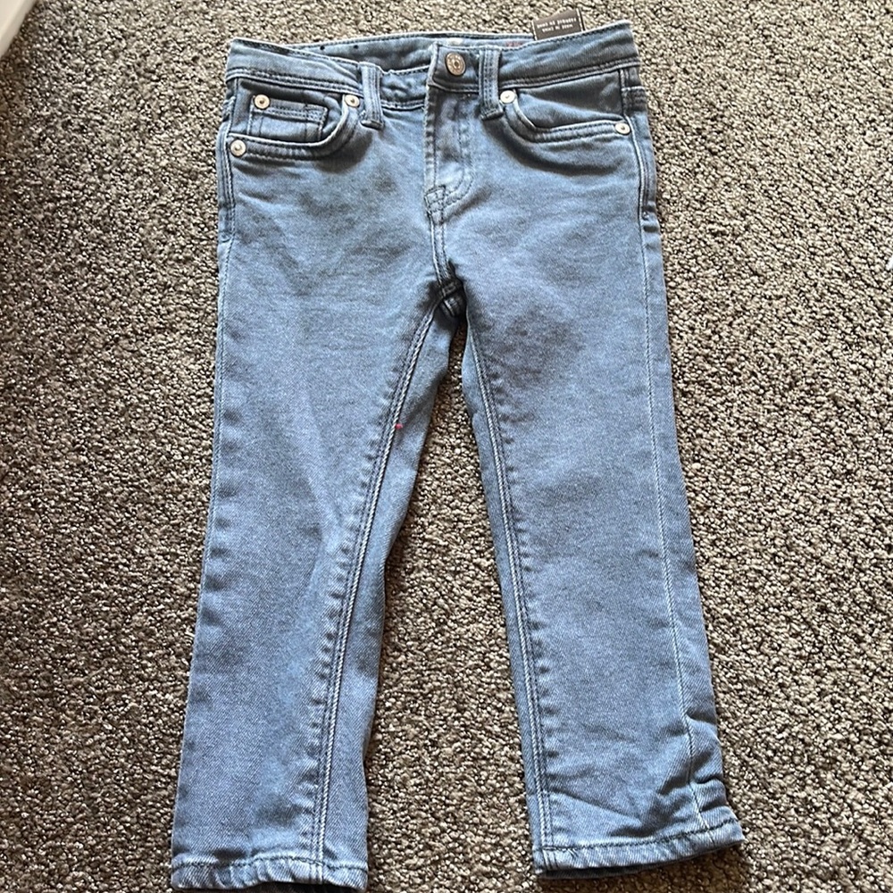 Toddler 7 blue jeans
